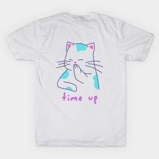 time up cute cat T-Shirt